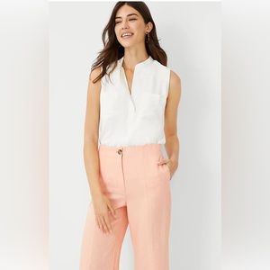 Ann Taylor Women’s Sleeveless Camp Shirt